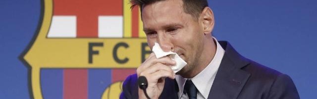 开云体育-梅西告别巴萨发布会擦泪纸巾拍卖100万美元 凭啥？